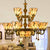 Beige/Blue Country Chandelier Stained Glass 12 Heads Two-Tiers Suspension Light with Pendants for Living Room Beige Clearhalo 'Ceiling Lights' 'Chandeliers' 'Industrial' 'Middle Century Chandeliers' 'Pendant Lights' 'Tiffany Chandeliers' 'Tiffany close to ceiling' 'Tiffany' Lighting' 63378