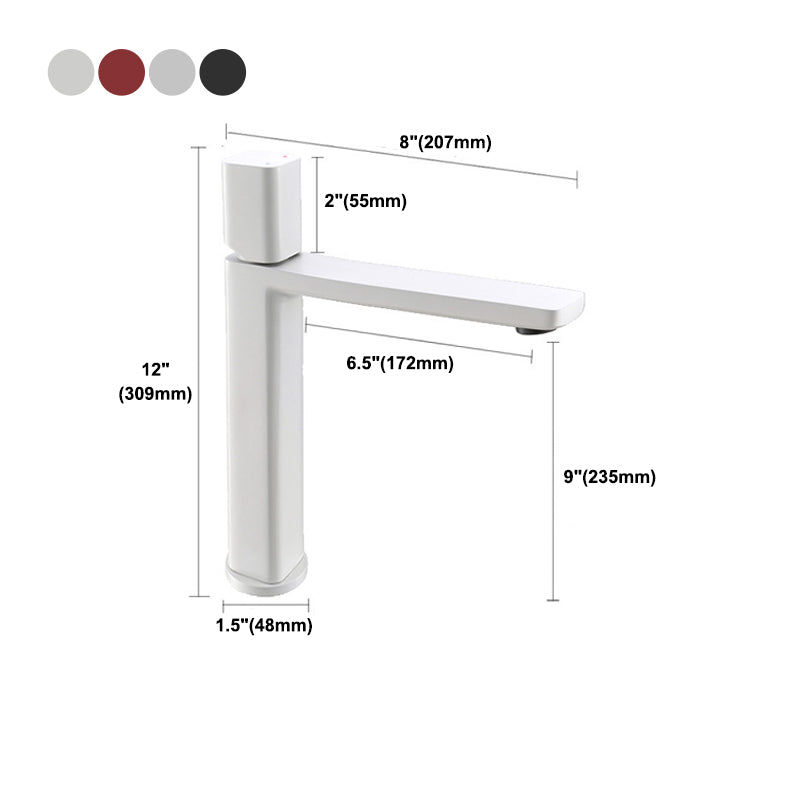 Modern Single Rotary Switch Standard Kitchen Faucet Low Profile Water Faucet Clearhalo 'Home Improvement' 'home_improvement' 'home_improvement_kitchen_faucets' 'Kitchen Faucets' 'Kitchen Remodel & Kitchen Fixtures' 'Kitchen Sinks & Faucet Components' 'kitchen_faucets' 6353025
