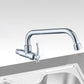 Modern Pull Down One Handle Wall-mounted Pot Filler Low Profile Bar Faucet 4.9" Clearhalo 'Home Improvement' 'home_improvement' 'home_improvement_kitchen_faucets' 'Kitchen Faucets' 'Kitchen Remodel & Kitchen Fixtures' 'Kitchen Sinks & Faucet Components' 'kitchen_faucets' 6353090