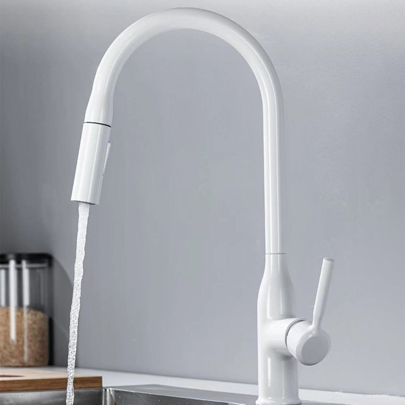 Modern Copper Kitchen Sink Faucet Single Handle High Arc Kitchen Faucet Clearhalo 'Home Improvement' 'home_improvement' 'home_improvement_kitchen_faucets' 'Kitchen Faucets' 'Kitchen Remodel & Kitchen Fixtures' 'Kitchen Sinks & Faucet Components' 'kitchen_faucets' 6353125