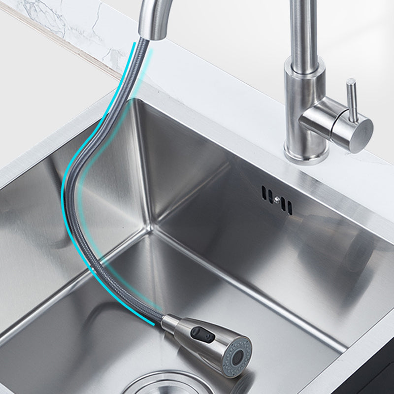 Modern Kitchen Sink Stainless Steel Double Sink with Drain Assembly Workstation Sink Clearhalo 'Home Improvement' 'home_improvement' 'home_improvement_kitchen_sinks' 'Kitchen Remodel & Kitchen Fixtures' 'Kitchen Sinks & Faucet Components' 'Kitchen Sinks' 'kitchen_sinks' 6353136
