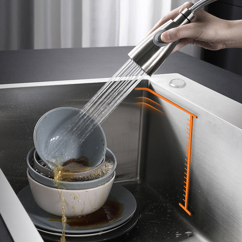 Classic Style Kitchen Sink Corrosion Resistant 3 Holes Kitchen Sink with Drain Assembly Clearhalo 'Home Improvement' 'home_improvement' 'home_improvement_kitchen_sinks' 'Kitchen Remodel & Kitchen Fixtures' 'Kitchen Sinks & Faucet Components' 'Kitchen Sinks' 'kitchen_sinks' 6353149