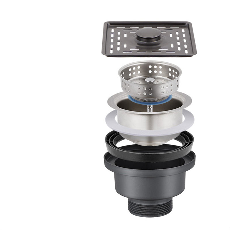 Modern Kitchen Sink Stainless Steel Top-Mount with Basket Strainer Sink Only Clearhalo 'Home Improvement' 'home_improvement' 'home_improvement_kitchen_sinks' 'Kitchen Remodel & Kitchen Fixtures' 'Kitchen Sinks & Faucet Components' 'Kitchen Sinks' 'kitchen_sinks' 6353172