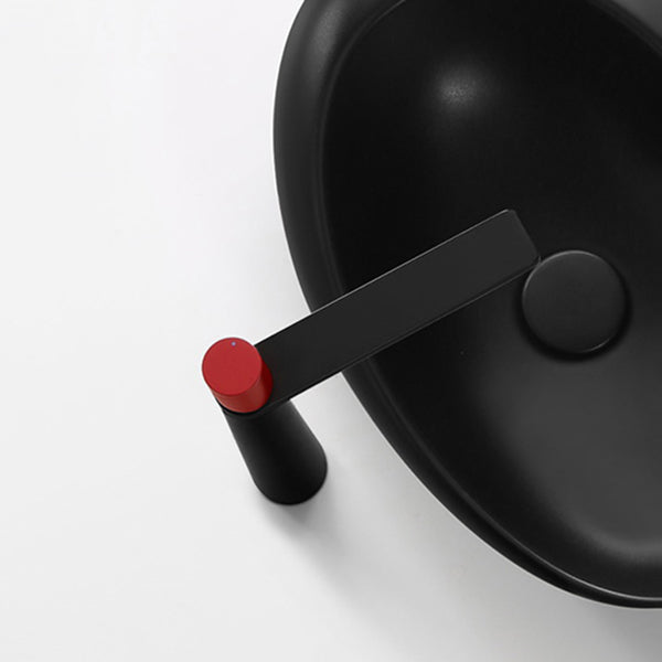 Modern Bathroom Sink Porcelain Pop-Up Drain Oval-Shape Vessel Lavatory Sink Clearhalo 'Bathroom Remodel & Bathroom Fixtures' 'Bathroom Sinks & Faucet Components' 'Bathroom Sinks' 'bathroom_sink' 'Home Improvement' 'home_improvement' 'home_improvement_bathroom_sink' 6353252