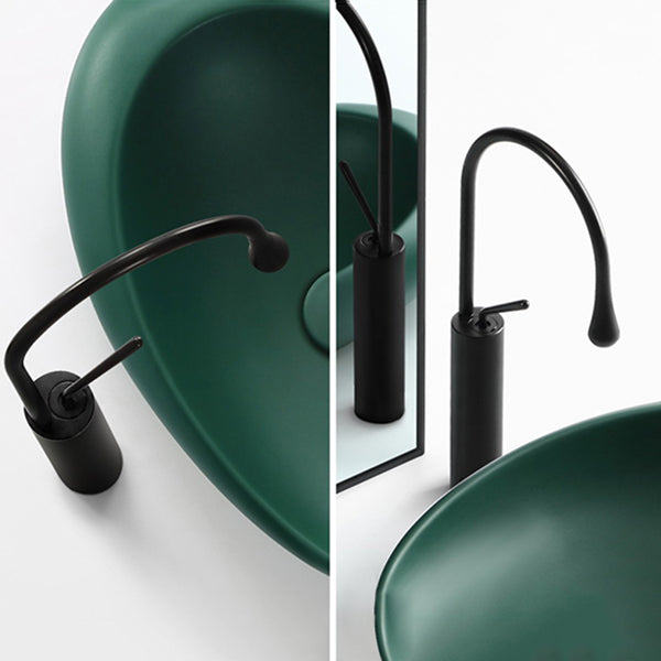 Modern Bathroom Sink Porcelain Pop-Up Drain Oval-Shape Vessel Lavatory Sink Clearhalo 'Bathroom Remodel & Bathroom Fixtures' 'Bathroom Sinks & Faucet Components' 'Bathroom Sinks' 'bathroom_sink' 'Home Improvement' 'home_improvement' 'home_improvement_bathroom_sink' 6353254