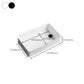 Contemporary Bathroom Sink Porcelain Solid Color Rectangular Vessel Lavatory Sink Clearhalo 'Bathroom Remodel & Bathroom Fixtures' 'Bathroom Sinks & Faucet Components' 'Bathroom Sinks' 'bathroom_sink' 'Home Improvement' 'home_improvement' 'home_improvement_bathroom_sink' 6353300
