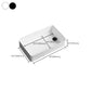 Contemporary Bathroom Sink Porcelain Solid Color Rectangular Vessel Lavatory Sink Clearhalo 'Bathroom Remodel & Bathroom Fixtures' 'Bathroom Sinks & Faucet Components' 'Bathroom Sinks' 'bathroom_sink' 'Home Improvement' 'home_improvement' 'home_improvement_bathroom_sink' 6353301