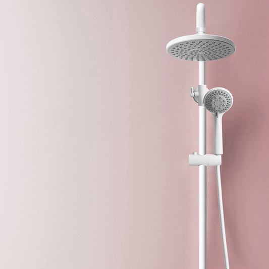 Modern Shower System Handheld Shower Head Slide Bar Wall Mounted Shower Set Clearhalo 'Bathroom Remodel & Bathroom Fixtures' 'Home Improvement' 'home_improvement' 'home_improvement_shower_faucets' 'Shower Faucets & Systems' 'shower_faucets' 'Showers & Bathtubs Plumbing' 'Showers & Bathtubs' 6353580