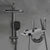 Modern Shower System Adjustable Shower Head Slide Bar Wall Mounted Shower Set Gun Grey Clearhalo 'Bathroom Remodel & Bathroom Fixtures' 'Home Improvement' 'home_improvement' 'home_improvement_shower_faucets' 'Shower Faucets & Systems' 'shower_faucets' 'Showers & Bathtubs Plumbing' 'Showers & Bathtubs' 6353584