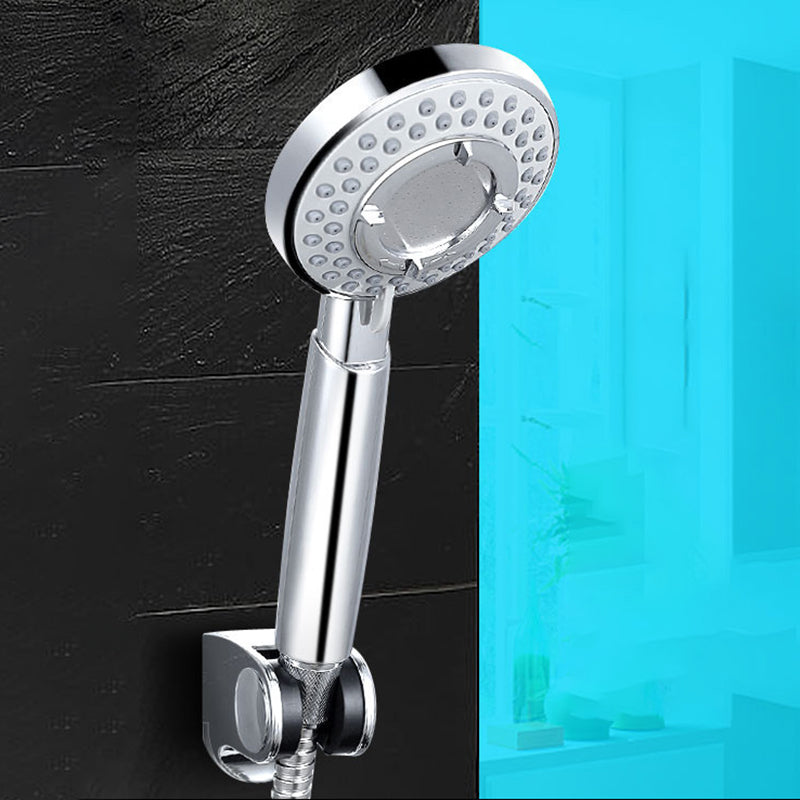 Silver Handheld Shower Head 3 Sprays Stainless Steel Wall-Mount Showerhead Clearhalo 'Bathroom Remodel & Bathroom Fixtures' 'Home Improvement' 'home_improvement' 'home_improvement_shower_heads' 'Shower Heads' 'shower_heads' 'Showers & Bathtubs Plumbing' 'Showers & Bathtubs' 6353670