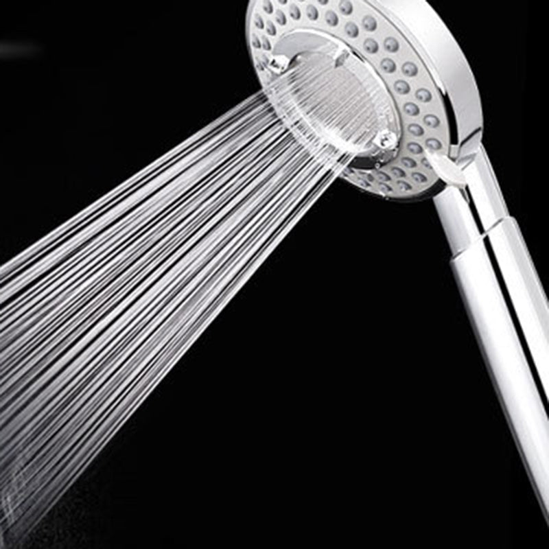 Silver Handheld Shower Head 3 Sprays Stainless Steel Wall-Mount Showerhead Clearhalo 'Bathroom Remodel & Bathroom Fixtures' 'Home Improvement' 'home_improvement' 'home_improvement_shower_heads' 'Shower Heads' 'shower_heads' 'Showers & Bathtubs Plumbing' 'Showers & Bathtubs' 6353678