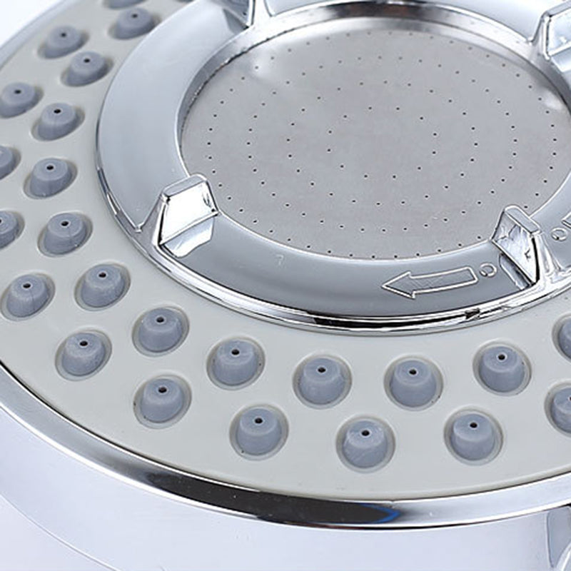 Silver Handheld Shower Head 3 Sprays Stainless Steel Wall-Mount Showerhead Clearhalo 'Bathroom Remodel & Bathroom Fixtures' 'Home Improvement' 'home_improvement' 'home_improvement_shower_heads' 'Shower Heads' 'shower_heads' 'Showers & Bathtubs Plumbing' 'Showers & Bathtubs' 6353681