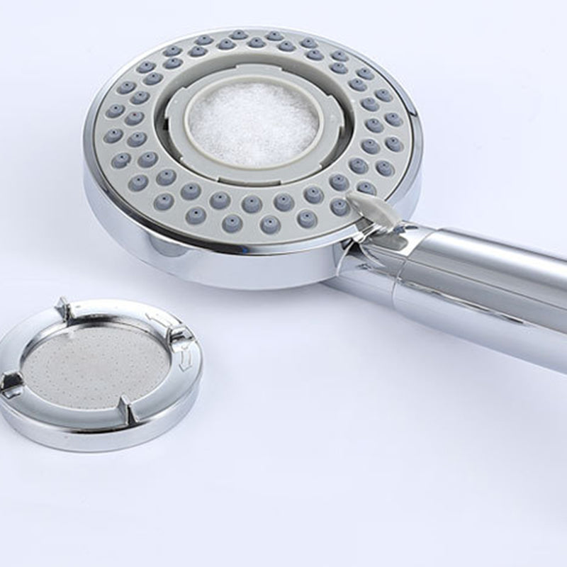 Silver Handheld Shower Head 3 Sprays Stainless Steel Wall-Mount Showerhead Clearhalo 'Bathroom Remodel & Bathroom Fixtures' 'Home Improvement' 'home_improvement' 'home_improvement_shower_heads' 'Shower Heads' 'shower_heads' 'Showers & Bathtubs Plumbing' 'Showers & Bathtubs' 6353682