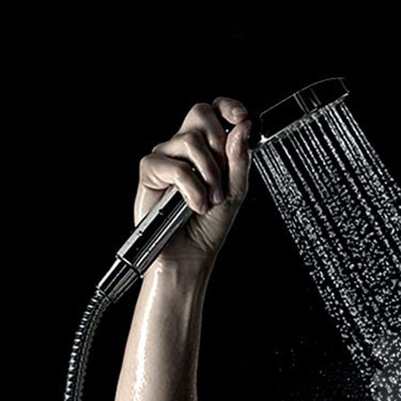 Silver Handheld Shower Head 3 Sprays Stainless Steel Wall-Mount Showerhead Clearhalo 'Bathroom Remodel & Bathroom Fixtures' 'Home Improvement' 'home_improvement' 'home_improvement_shower_heads' 'Shower Heads' 'shower_heads' 'Showers & Bathtubs Plumbing' 'Showers & Bathtubs' 6353685