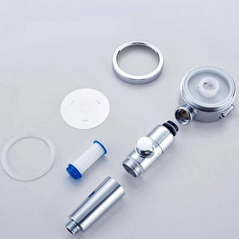 Contemporary Style Shower Head Metal Bathroom Handheld Shower Head Clearhalo 'Bathroom Remodel & Bathroom Fixtures' 'Home Improvement' 'home_improvement' 'home_improvement_shower_heads' 'Shower Heads' 'shower_heads' 'Showers & Bathtubs Plumbing' 'Showers & Bathtubs' 6353692