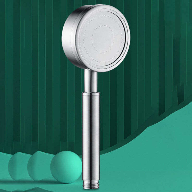 Contemporary Style Shower Head Metal Wall-mounted Handheld Shower Head Silver Small pretty waist Water Outlet Hand Shower Clearhalo 'Bathroom Remodel & Bathroom Fixtures' 'Home Improvement' 'home_improvement' 'home_improvement_shower_heads' 'Shower Heads' 'shower_heads' 'Showers & Bathtubs Plumbing' 'Showers & Bathtubs' 6353714