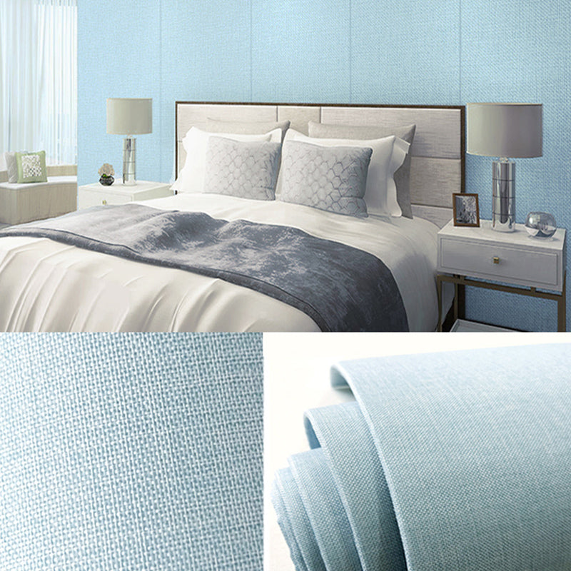 Contemporary Wall Paneling with Upholstered 1 Pieces Peel and Stick Panel Light Blue Clearhalo 'Flooring 'Home Improvement' 'home_improvement' 'home_improvement_wall_paneling' 'Wall Paneling' 'wall_paneling' 'Walls & Ceilings' Walls and Ceiling' 6353852