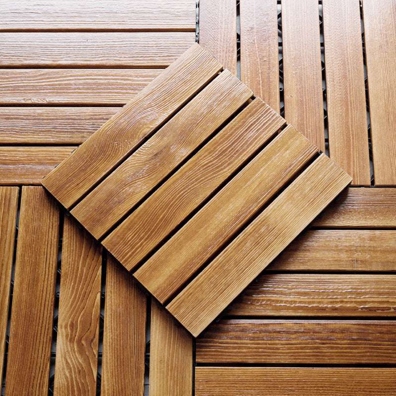 Modern Solid Wood Laminate Plank Flooring Medium Waterproof Laminate Floor Brown 64.5 sq ft. - 66 Pieces Clearhalo 'Flooring 'Home Improvement' 'home_improvement' 'home_improvement_laminate_flooring' 'Laminate Flooring' 'laminate_flooring' Walls and Ceiling' 6353897