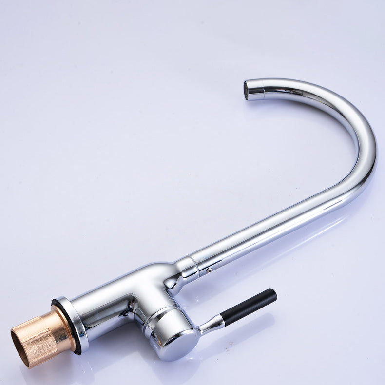 Modern Kitchen Bar Faucet 304 Stainless Steel Lever Handles High Arch Kitchen Faucet Clearhalo 'Home Improvement' 'home_improvement' 'home_improvement_kitchen_faucets' 'Kitchen Faucets' 'Kitchen Remodel & Kitchen Fixtures' 'Kitchen Sinks & Faucet Components' 'kitchen_faucets' 6354450