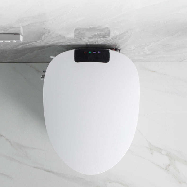 Modern Floor Mount Toilet Bowl Siphon Ceramic Toilet with Seat for Bathroom Clearhalo 'Bathroom Remodel & Bathroom Fixtures' 'Home Improvement' 'home_improvement' 'home_improvement_toilets' 'Toilets & Bidets' 'Toilets' 6356060