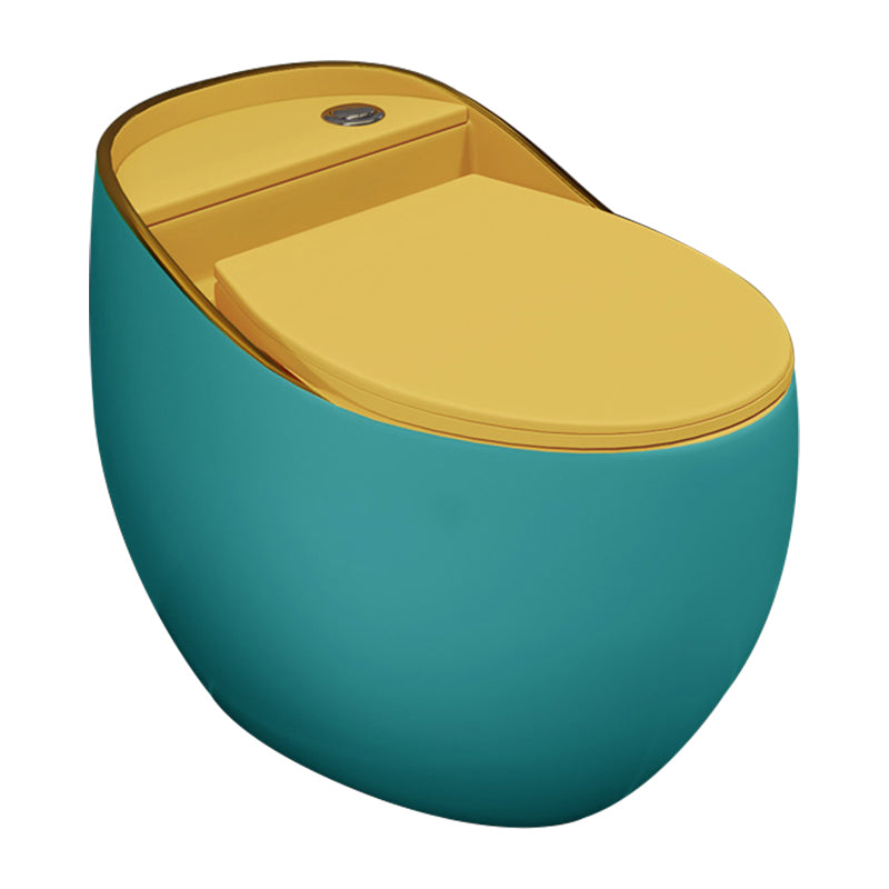 Siphon Jet Porcelain Toilet One Piece Toilet Floor Mounted Urine Toilet Clearhalo 'Bathroom Remodel & Bathroom Fixtures' 'Home Improvement' 'home_improvement' 'home_improvement_toilets' 'Toilets & Bidets' 'Toilets' 6356121