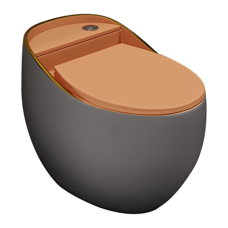 Siphon Jet Porcelain Toilet One Piece Toilet Floor Mounted Urine Toilet Clearhalo 'Bathroom Remodel & Bathroom Fixtures' 'Home Improvement' 'home_improvement' 'home_improvement_toilets' 'Toilets & Bidets' 'Toilets' 6356129