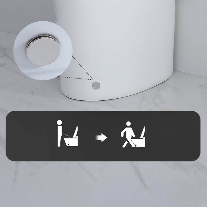 Floor Mounted Toilet One-Piece Toilet ABS Contemporary Flush Toilet Clearhalo 'Bathroom Remodel & Bathroom Fixtures' 'Home Improvement' 'home_improvement' 'home_improvement_toilets' 'Toilets & Bidets' 'Toilets' 6356199