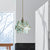 1 Light Flower Hanging Ceiling Light Tiffany Style Blue/Clear/Pink Stainless Glass Suspension Pendant Light Sky Blue Clearhalo 'Ceiling Lights' 'Chandeliers' 'Industrial' 'Middle Century Pendants' 'Pendant Lights' 'Pendants' 'Tiffany close to ceiling' 'Tiffany Pendants' 'Tiffany' Lighting' 63621