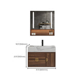 Modern Farmhouse Sink Cabinet Carrara Marble with Soft Close Door Bathroom Vanity Set Clearhalo 'Bathroom Remodel & Bathroom Fixtures' 'Bathroom Vanities' 'bathroom_vanities' 'Home Improvement' 'home_improvement' 'home_improvement_bathroom_vanities' 6365257