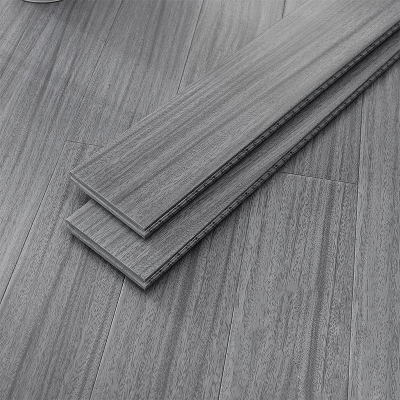 Modern Laminate Plank Flooring Wooden Tongue and Groove Locking Laminate Dark Gray Clearhalo 'Flooring 'Home Improvement' 'home_improvement' 'home_improvement_laminate_flooring' 'Laminate Flooring' 'laminate_flooring' Walls and Ceiling' 6365457