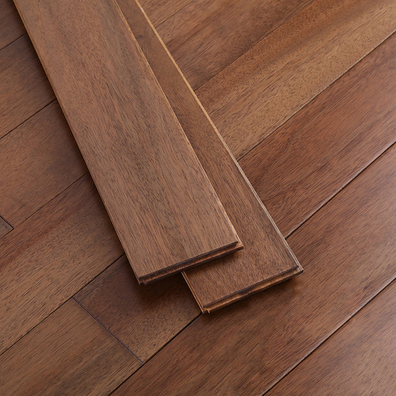 Modern Laminate Plank Flooring Wooden Tongue and Groove Locking Laminate Chocolate Clearhalo 'Flooring 'Home Improvement' 'home_improvement' 'home_improvement_laminate_flooring' 'Laminate Flooring' 'laminate_flooring' Walls and Ceiling' 6365483