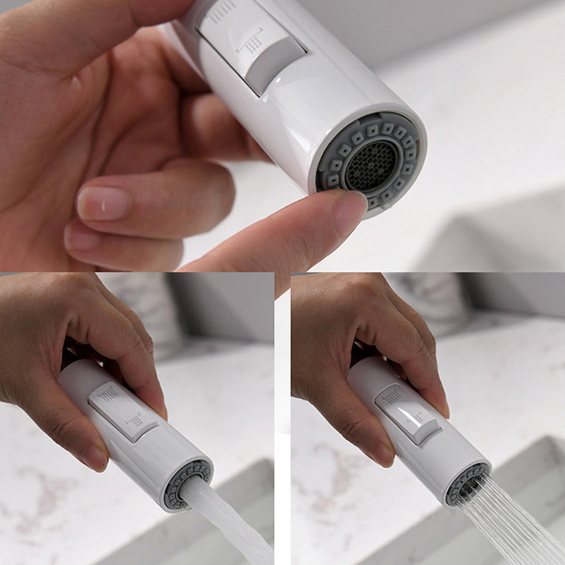 High-Arc Modern Style Bathroom Faucet Single Handle Pull-out Faucet Clearhalo 'Home Improvement' 'home_improvement' 'home_improvement_kitchen_faucets' 'Kitchen Faucets' 'Kitchen Remodel & Kitchen Fixtures' 'Kitchen Sinks & Faucet Components' 'kitchen_faucets' 6365621