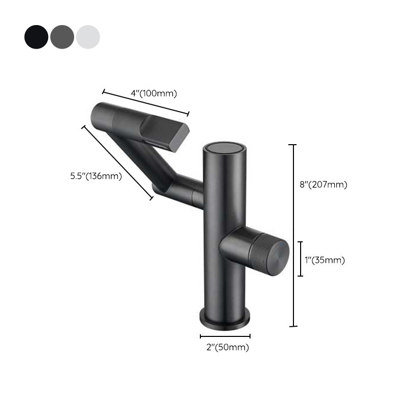 Contemporary Pull down Single Rotary Switch Kitchen Faucet Low Profile Faucet Clearhalo 'Home Improvement' 'home_improvement' 'home_improvement_kitchen_faucets' 'Kitchen Faucets' 'Kitchen Remodel & Kitchen Fixtures' 'Kitchen Sinks & Faucet Components' 'kitchen_faucets' 6365649