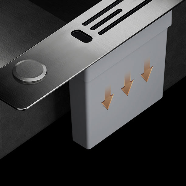 Classic Kitchen Sink Stainless Steel Corrosion Resistant Kitchen Sink with Faucet Clearhalo 'Home Improvement' 'home_improvement' 'home_improvement_kitchen_sinks' 'Kitchen Remodel & Kitchen Fixtures' 'Kitchen Sinks & Faucet Components' 'Kitchen Sinks' 'kitchen_sinks' 6365746