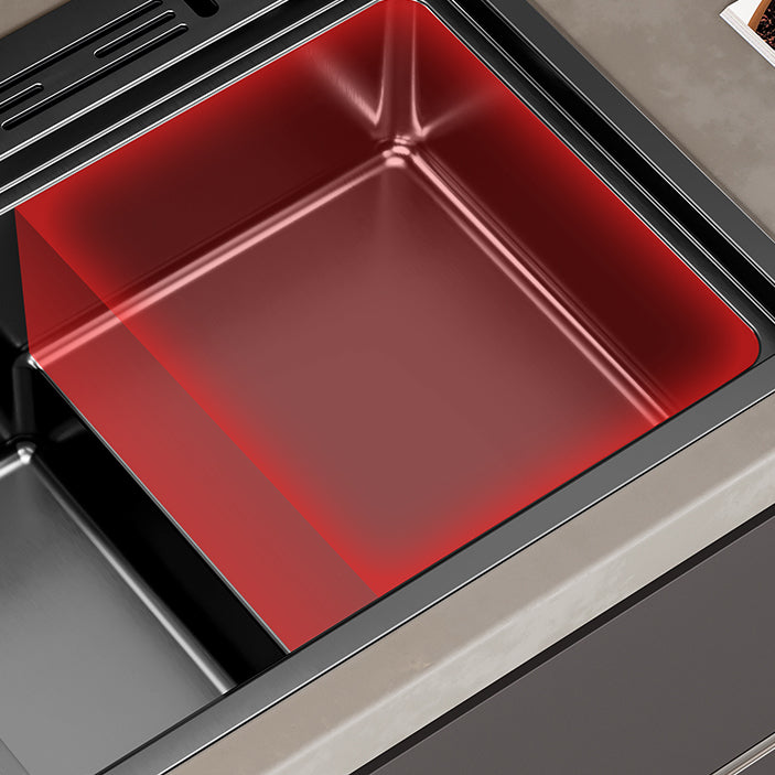 Classic Kitchen Sink Stainless Steel Corrosion Resistant Kitchen Sink with Faucet Clearhalo 'Home Improvement' 'home_improvement' 'home_improvement_kitchen_sinks' 'Kitchen Remodel & Kitchen Fixtures' 'Kitchen Sinks & Faucet Components' 'Kitchen Sinks' 'kitchen_sinks' 6365747