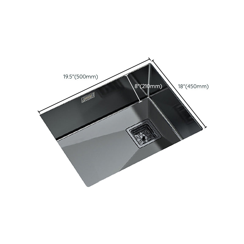 Modern Prep Station Sink Stainless Steel with Drain Assembly Undermount Kitchen Sink Only Clearhalo 'Home Improvement' 'home_improvement' 'home_improvement_kitchen_sinks' 'Kitchen Remodel & Kitchen Fixtures' 'Kitchen Sinks & Faucet Components' 'Kitchen Sinks' 'kitchen_sinks' 6365786