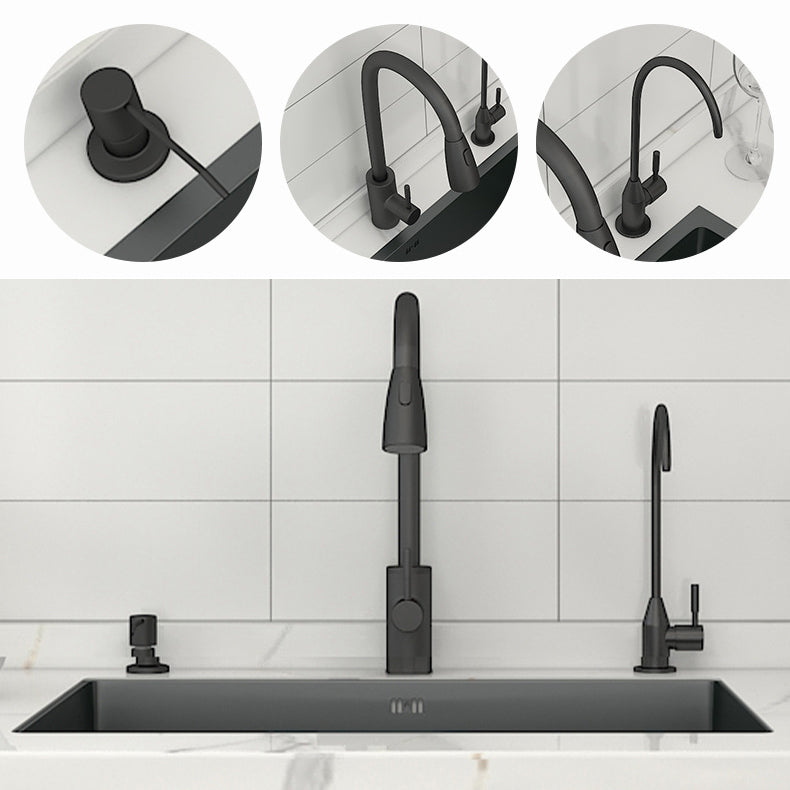 Modern Kitchen Bar Sink Stainless Steel Drain Assembly and Strainer Kitchen Sink Clearhalo 'Home Improvement' 'home_improvement' 'home_improvement_kitchen_sinks' 'Kitchen Remodel & Kitchen Fixtures' 'Kitchen Sinks & Faucet Components' 'Kitchen Sinks' 'kitchen_sinks' 6365805