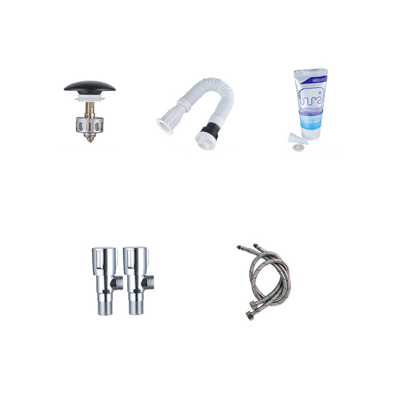 Modern Bathroom Sink with Single Faucet Hole Porcelain Rectangular Vessel Bathroom Sink Clearhalo 'Bathroom Remodel & Bathroom Fixtures' 'Bathroom Sinks & Faucet Components' 'Bathroom Sinks' 'bathroom_sink' 'Home Improvement' 'home_improvement' 'home_improvement_bathroom_sink' 6365856