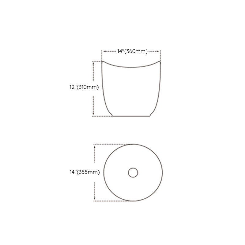 Modern Bathroom Sink with Single Faucet Hole Porcelain Rectangular Vessel Lavatory Sink Clearhalo 'Bathroom Remodel & Bathroom Fixtures' 'Bathroom Sinks & Faucet Components' 'Bathroom Sinks' 'bathroom_sink' 'Home Improvement' 'home_improvement' 'home_improvement_bathroom_sink' 6365938