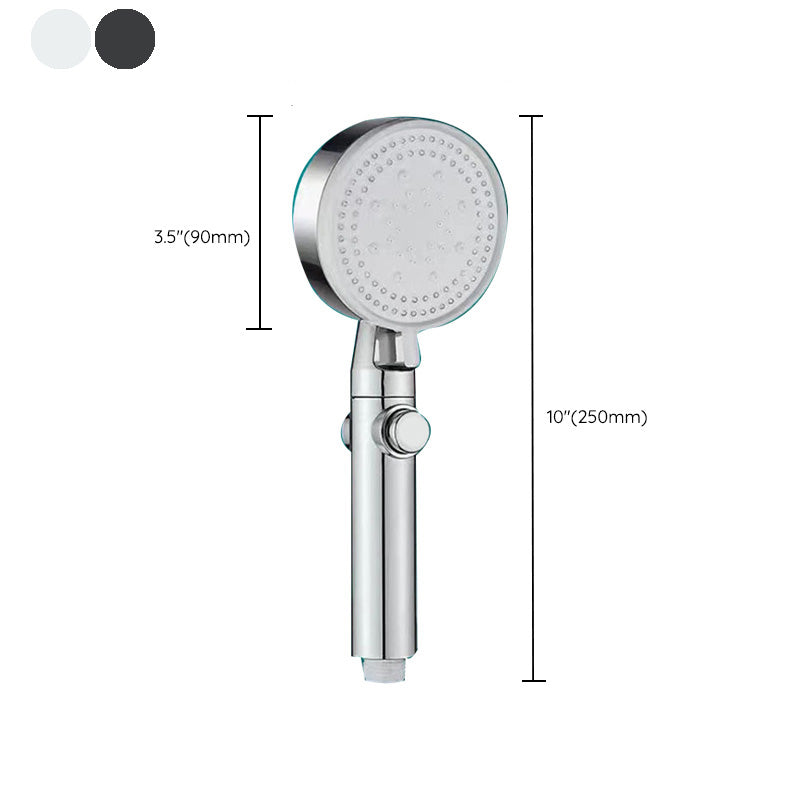 Plastic Shower Head Bathroom Handheld Shower Head with Adjustable Spray Pattern Clearhalo 'Bathroom Remodel & Bathroom Fixtures' 'Home Improvement' 'home_improvement' 'home_improvement_shower_heads' 'Shower Heads' 'shower_heads' 'Showers & Bathtubs Plumbing' 'Showers & Bathtubs' 6366087