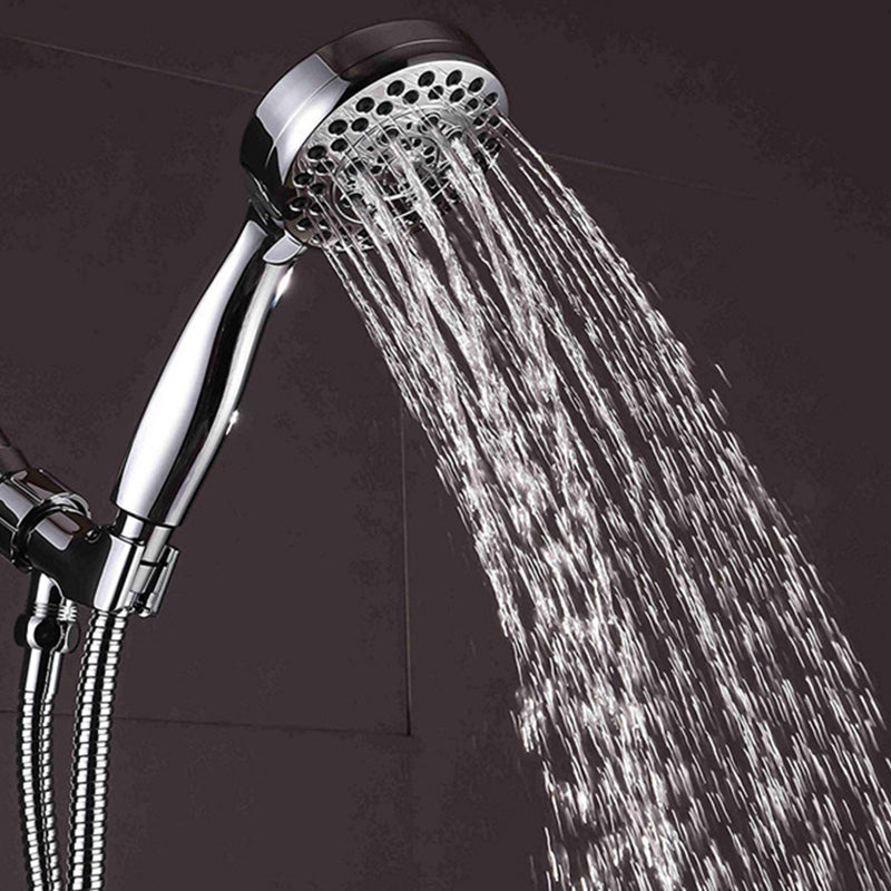 Handheld Shower Head with Hose 4-Sprays Wall-Mount Showerhead Clearhalo 'Bathroom Remodel & Bathroom Fixtures' 'Home Improvement' 'home_improvement' 'home_improvement_shower_heads' 'Shower Heads' 'shower_heads' 'Showers & Bathtubs Plumbing' 'Showers & Bathtubs' 6366091