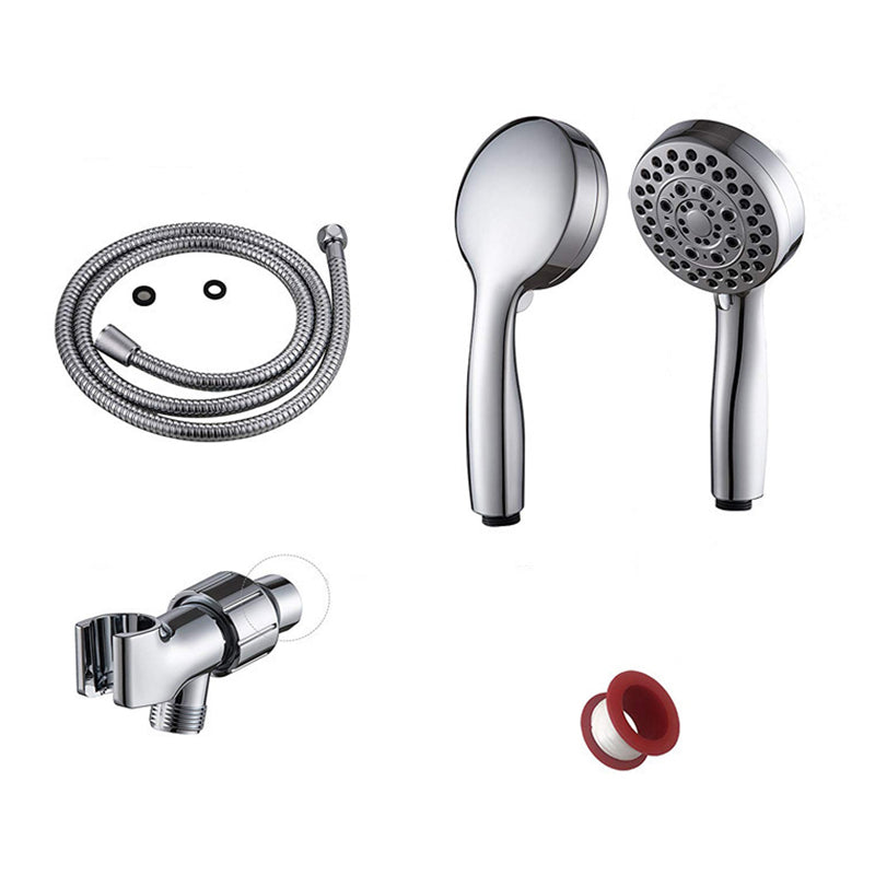Handheld Shower Head with Hose 4-Sprays Wall-Mount Showerhead Clearhalo 'Bathroom Remodel & Bathroom Fixtures' 'Home Improvement' 'home_improvement' 'home_improvement_shower_heads' 'Shower Heads' 'shower_heads' 'Showers & Bathtubs Plumbing' 'Showers & Bathtubs' 6366097