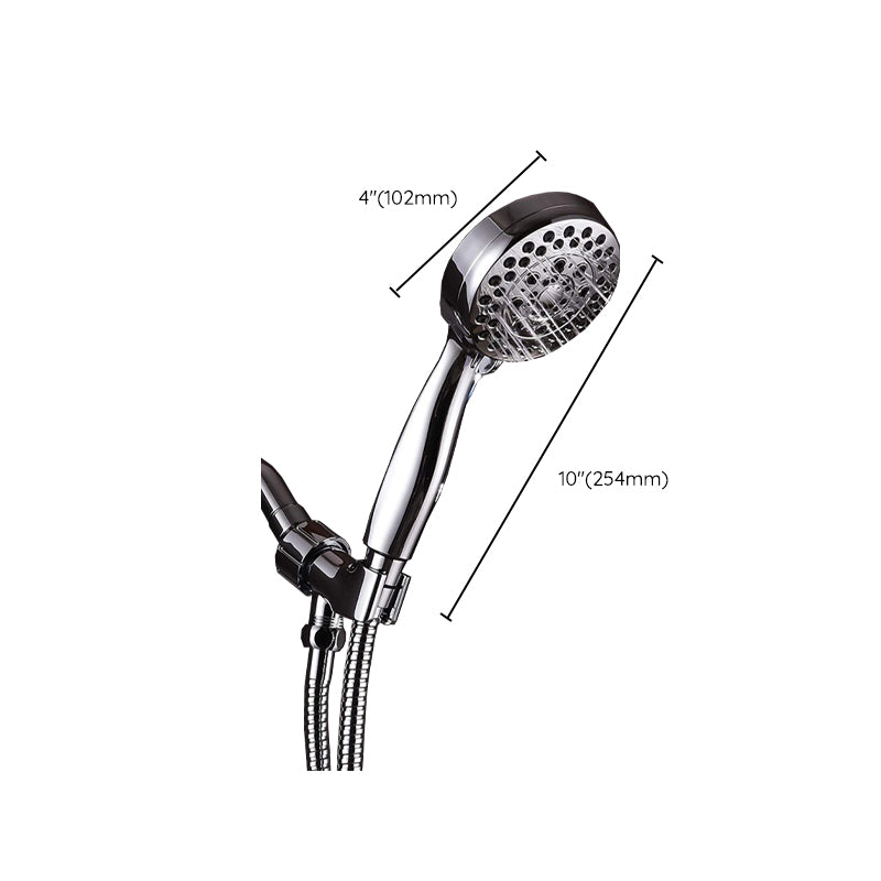 Handheld Shower Head with Hose 4-Sprays Wall-Mount Showerhead Clearhalo 'Bathroom Remodel & Bathroom Fixtures' 'Home Improvement' 'home_improvement' 'home_improvement_shower_heads' 'Shower Heads' 'shower_heads' 'Showers & Bathtubs Plumbing' 'Showers & Bathtubs' 6366100