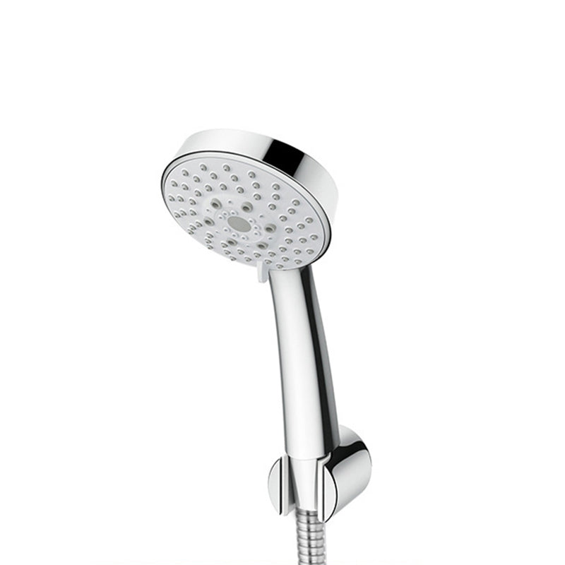 Contemporary Shower Head Round Handheld Shower Head in Bathroom Clearhalo 'Bathroom Remodel & Bathroom Fixtures' 'Home Improvement' 'home_improvement' 'home_improvement_shower_heads' 'Shower Heads' 'shower_heads' 'Showers & Bathtubs Plumbing' 'Showers & Bathtubs' 6366108