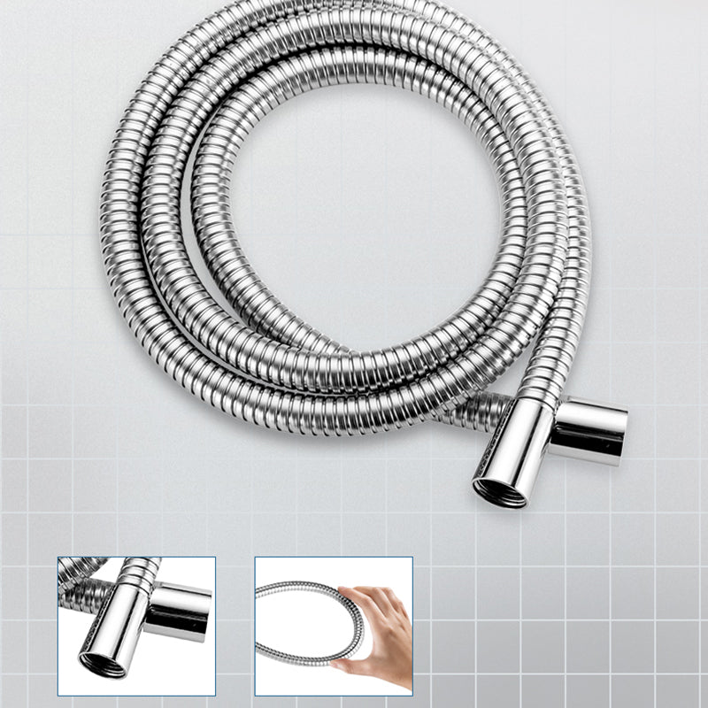 Contemporary Shower Head Round Handheld Shower Head in Bathroom Clearhalo 'Bathroom Remodel & Bathroom Fixtures' 'Home Improvement' 'home_improvement' 'home_improvement_shower_heads' 'Shower Heads' 'shower_heads' 'Showers & Bathtubs Plumbing' 'Showers & Bathtubs' 6366112