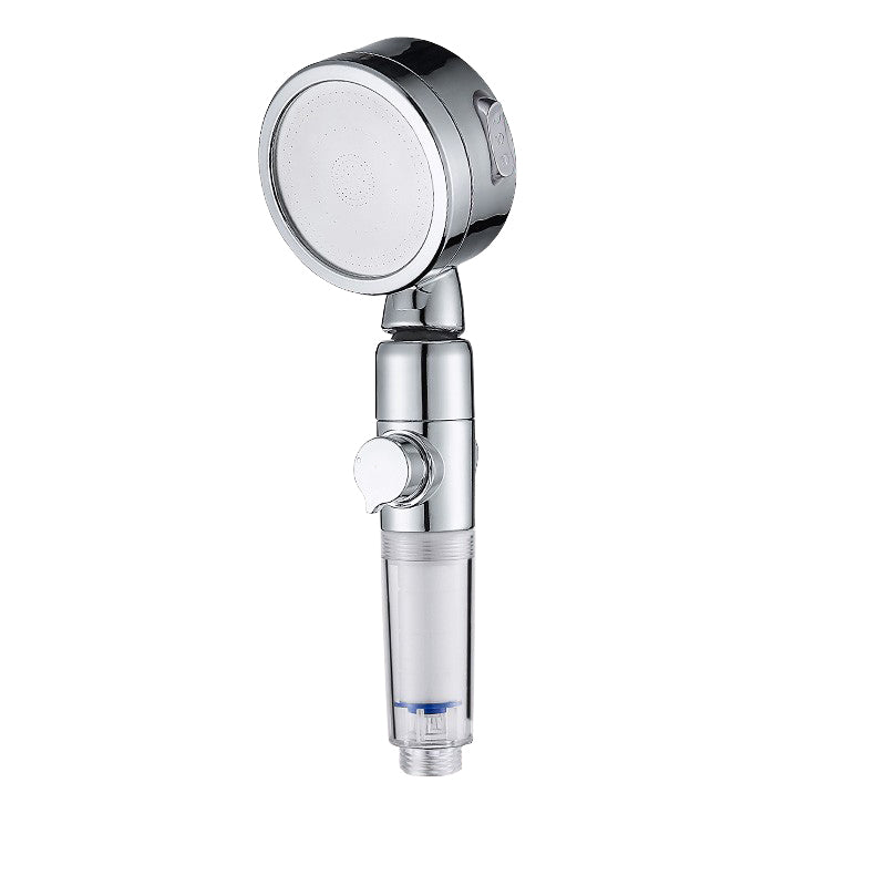 Modern Handheld Shower Head Sliver Round Standard Shower Heads Clearhalo 'Bathroom Remodel & Bathroom Fixtures' 'Home Improvement' 'home_improvement' 'home_improvement_shower_heads' 'Shower Heads' 'shower_heads' 'Showers & Bathtubs Plumbing' 'Showers & Bathtubs' 6366120