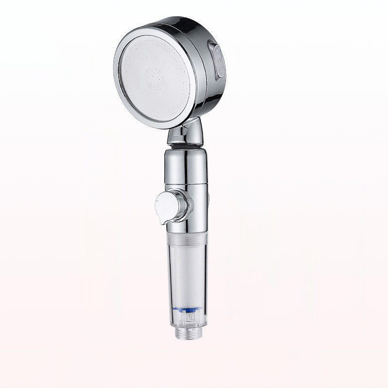 Modern Handheld Shower Head Sliver Round Standard Shower Heads Silver Gray Hand Shower Hose not included Clearhalo 'Bathroom Remodel & Bathroom Fixtures' 'Home Improvement' 'home_improvement' 'home_improvement_shower_heads' 'Shower Heads' 'shower_heads' 'Showers & Bathtubs Plumbing' 'Showers & Bathtubs' 6366124