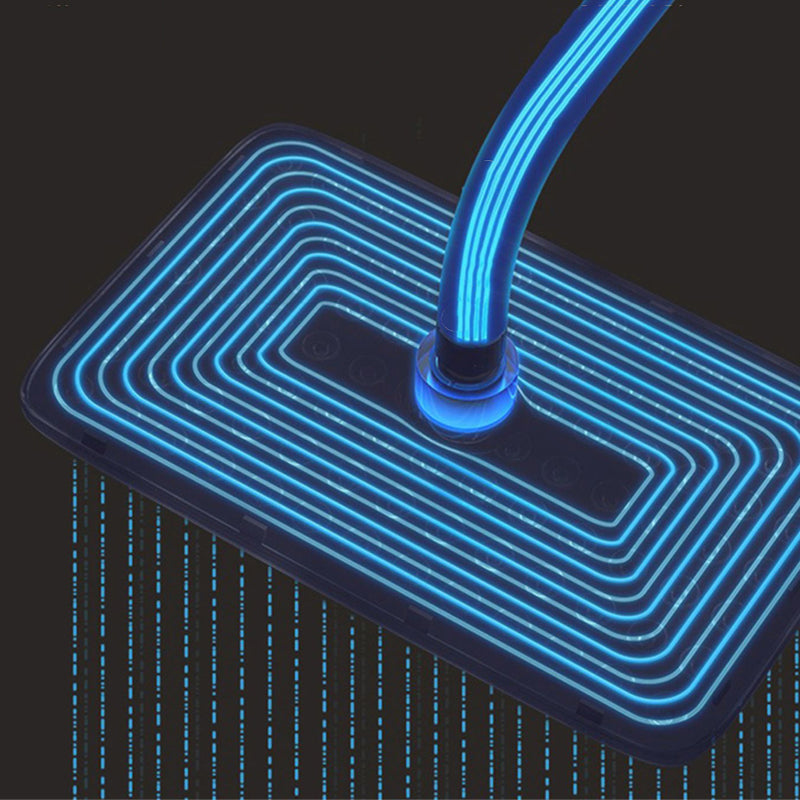 Adjustable Spray Pattern Shower Combo Metal Shower Faucet Arm Shower Head Clearhalo 'Bathroom Remodel & Bathroom Fixtures' 'Home Improvement' 'home_improvement' 'home_improvement_shower_faucets' 'Shower Faucets & Systems' 'shower_faucets' 'Showers & Bathtubs Plumbing' 'Showers & Bathtubs' 6366177