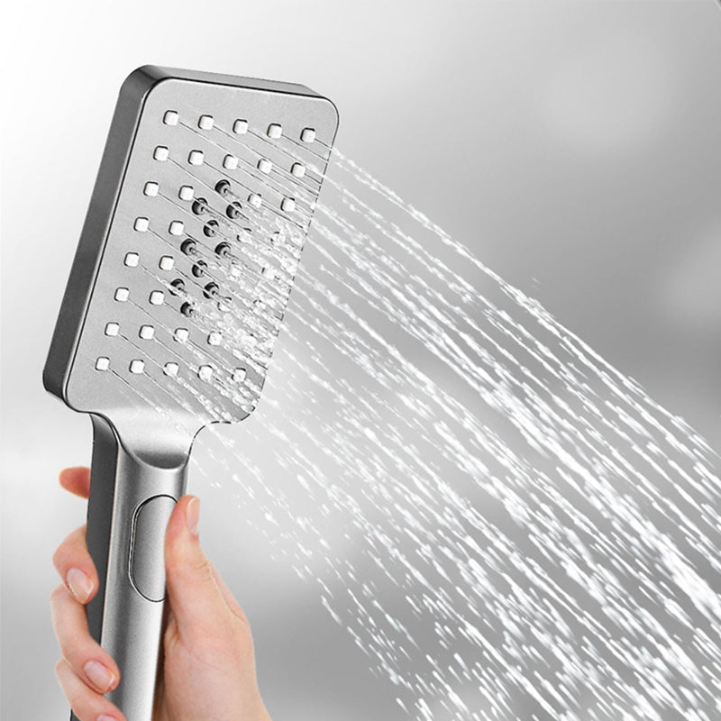 Adjustable Spray Pattern Shower Combo Metal Shower Faucet Arm Shower Head Clearhalo 'Bathroom Remodel & Bathroom Fixtures' 'Home Improvement' 'home_improvement' 'home_improvement_shower_faucets' 'Shower Faucets & Systems' 'shower_faucets' 'Showers & Bathtubs Plumbing' 'Showers & Bathtubs' 6366181