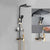 Modern Style Shower System Handle Lever Wall Mounted Copper Shower System Black-Gold Temperature Control Digital Display Not Included Clearhalo 'Bathroom Remodel & Bathroom Fixtures' 'Home Improvement' 'home_improvement' 'home_improvement_shower_faucets' 'Shower Faucets & Systems' 'shower_faucets' 'Showers & Bathtubs Plumbing' 'Showers & Bathtubs' 6366234